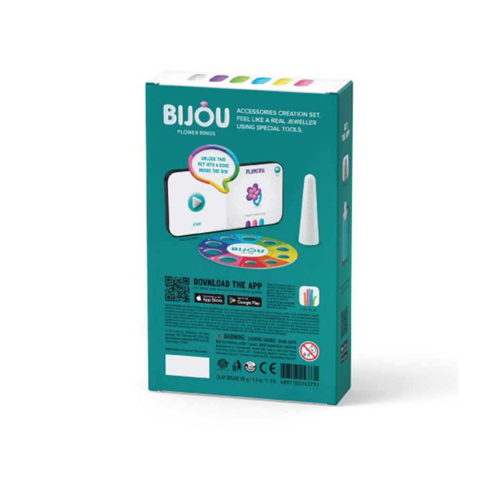 Hey ClayHey Clay Κατασκευές Από Πηλό Bijou Flower Ringspapell.gr